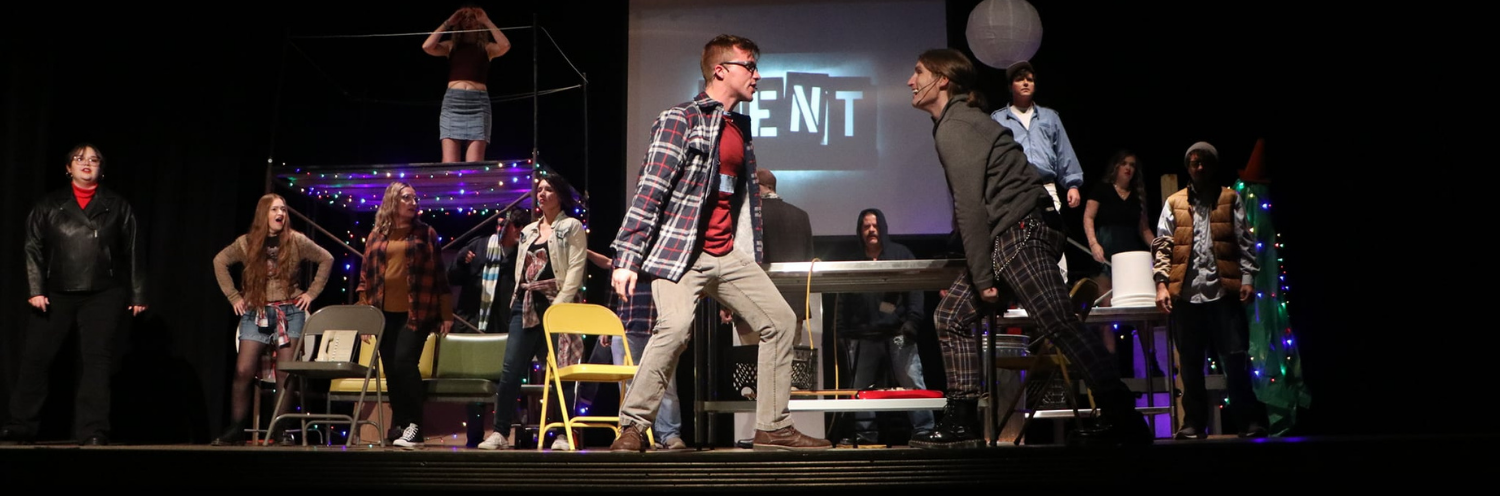 Rent theatre production at the Collins 