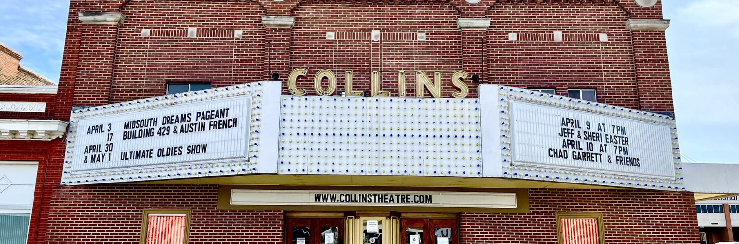 Exterior view of Collings Theatre
